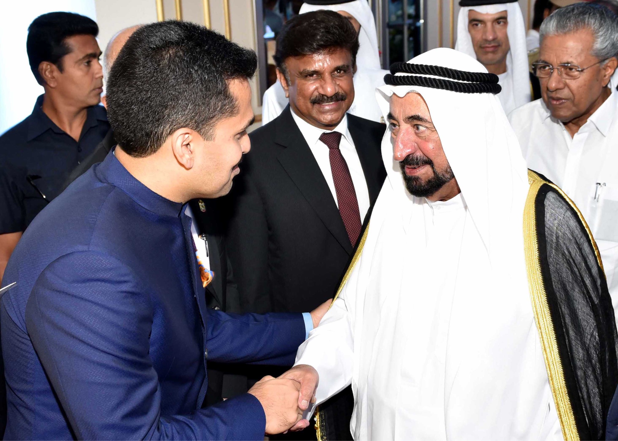 With H.H. Sheikh Dr. Sultan bin Muhammad Al Qasimi, Supreme Council Member and Ruler of Sharjah