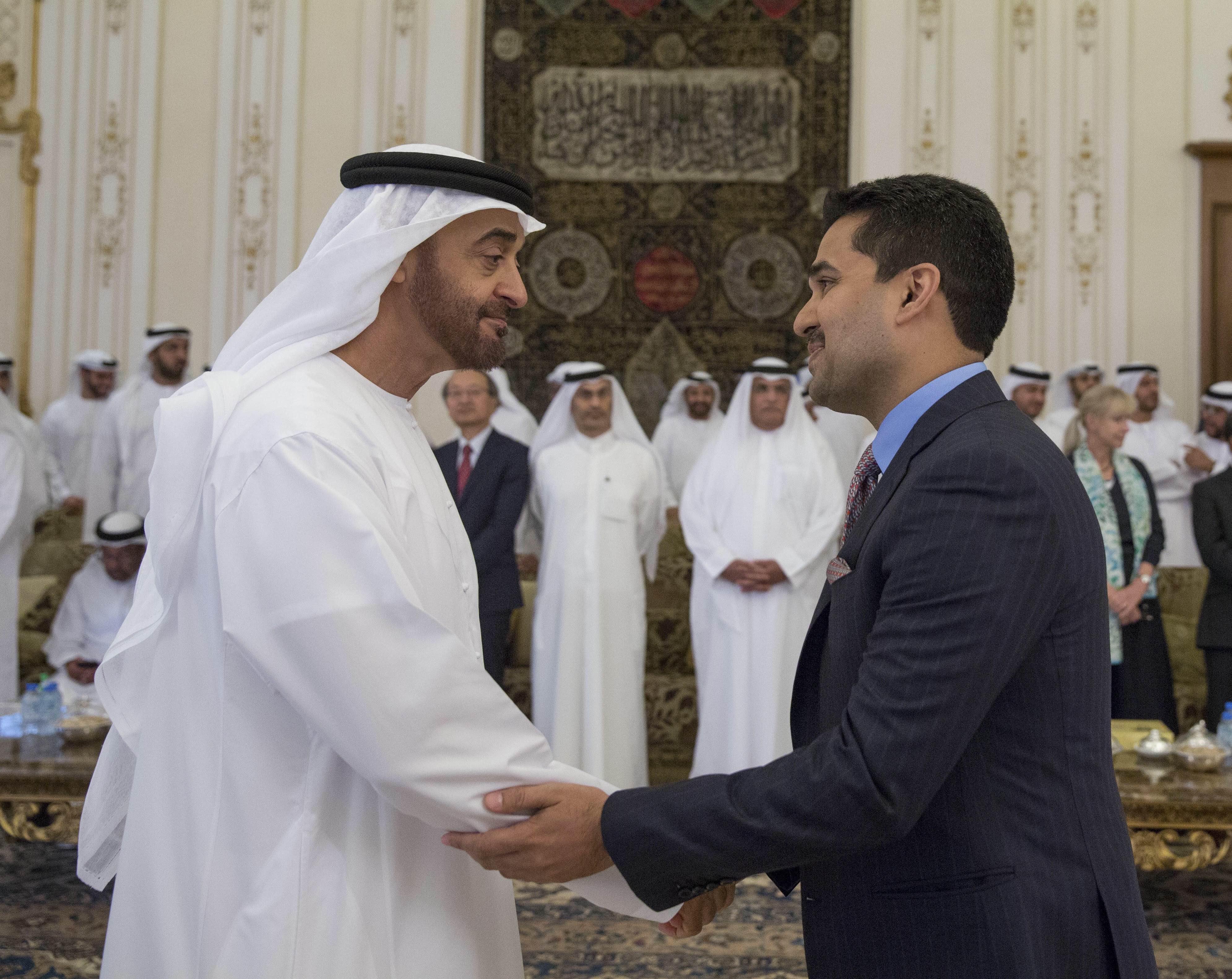 With H.H. Sheikh Mohammad Bin Zayed Al Nahyan, Crown Prince of Abu Dhabi and Deputy Supreme Commander of the UAE Armed Forces