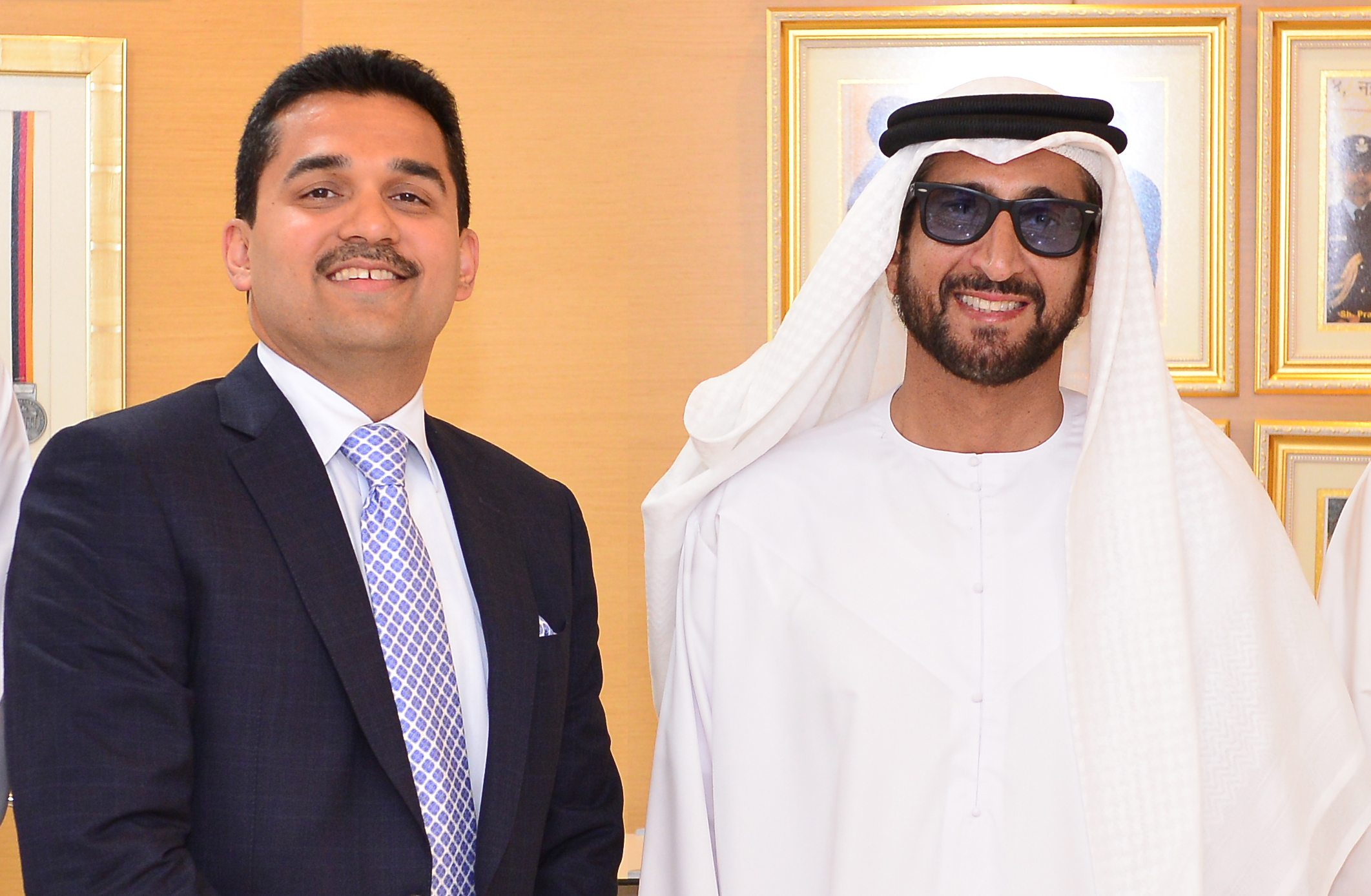With H.H. Sheikh Tahnoun bin Mohammed Al Nahyan, the Ruler's Representative in Al Ain Region
