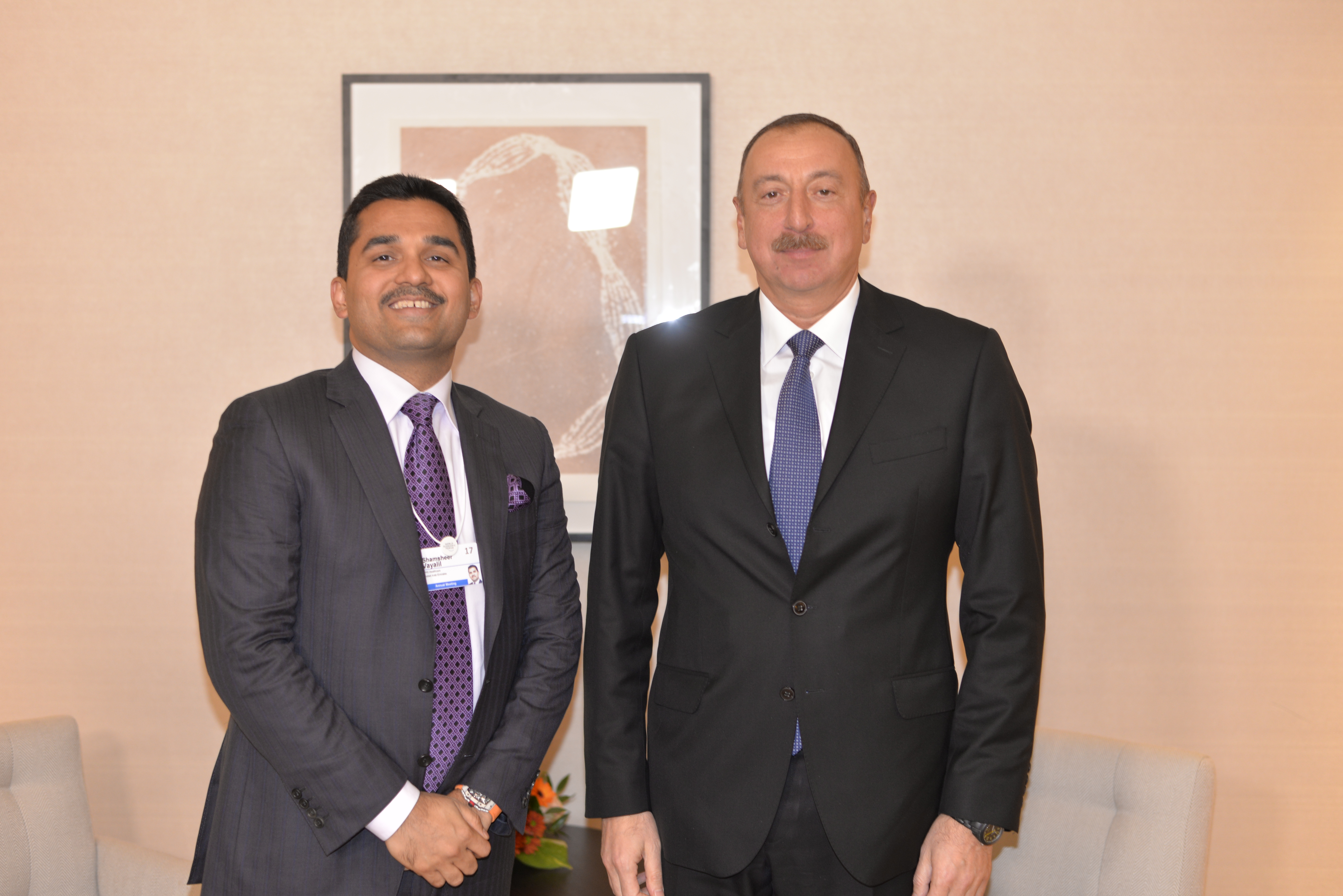 With Mr. Ilham Aliyev, President of the Republic of Azerbaijan